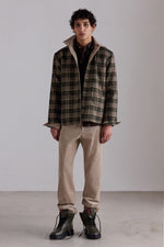 Reversible Corduroy and Tartan Jacket