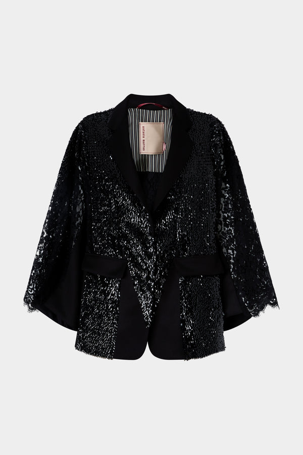 Giacca Kimono con Paillettes
