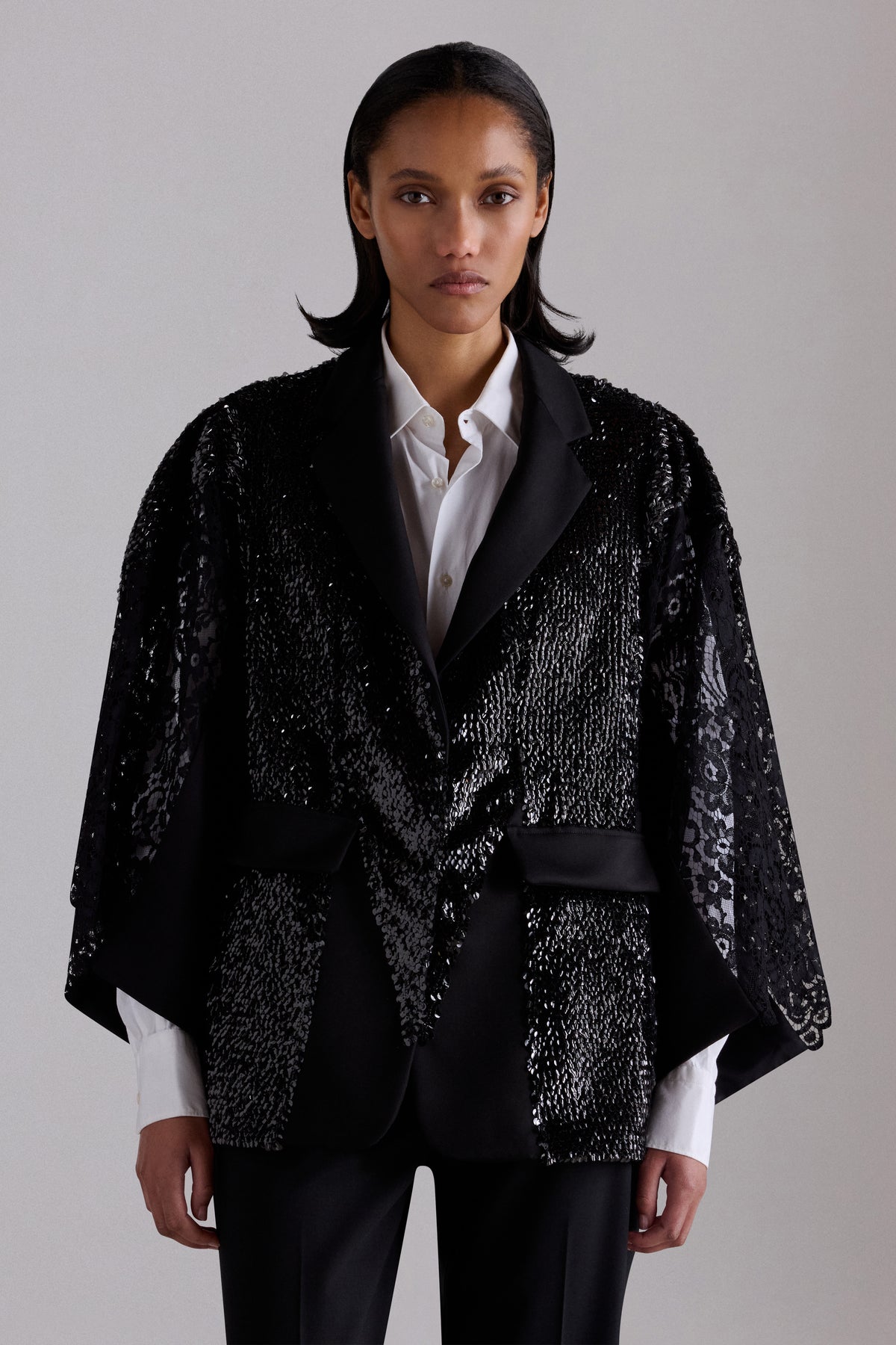 Giacca Kimono con Paillettes