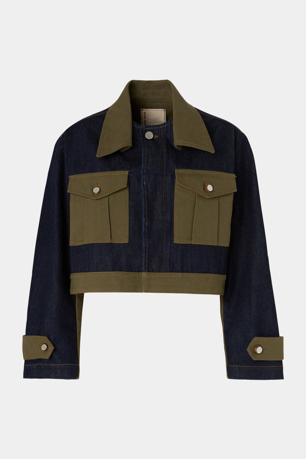 Giacca di jeans corta