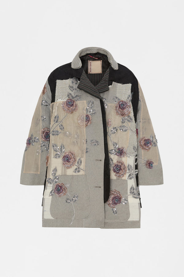 Embroidered Patch Jacket
