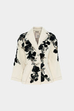 Floral Embroidered Tailored Jacket