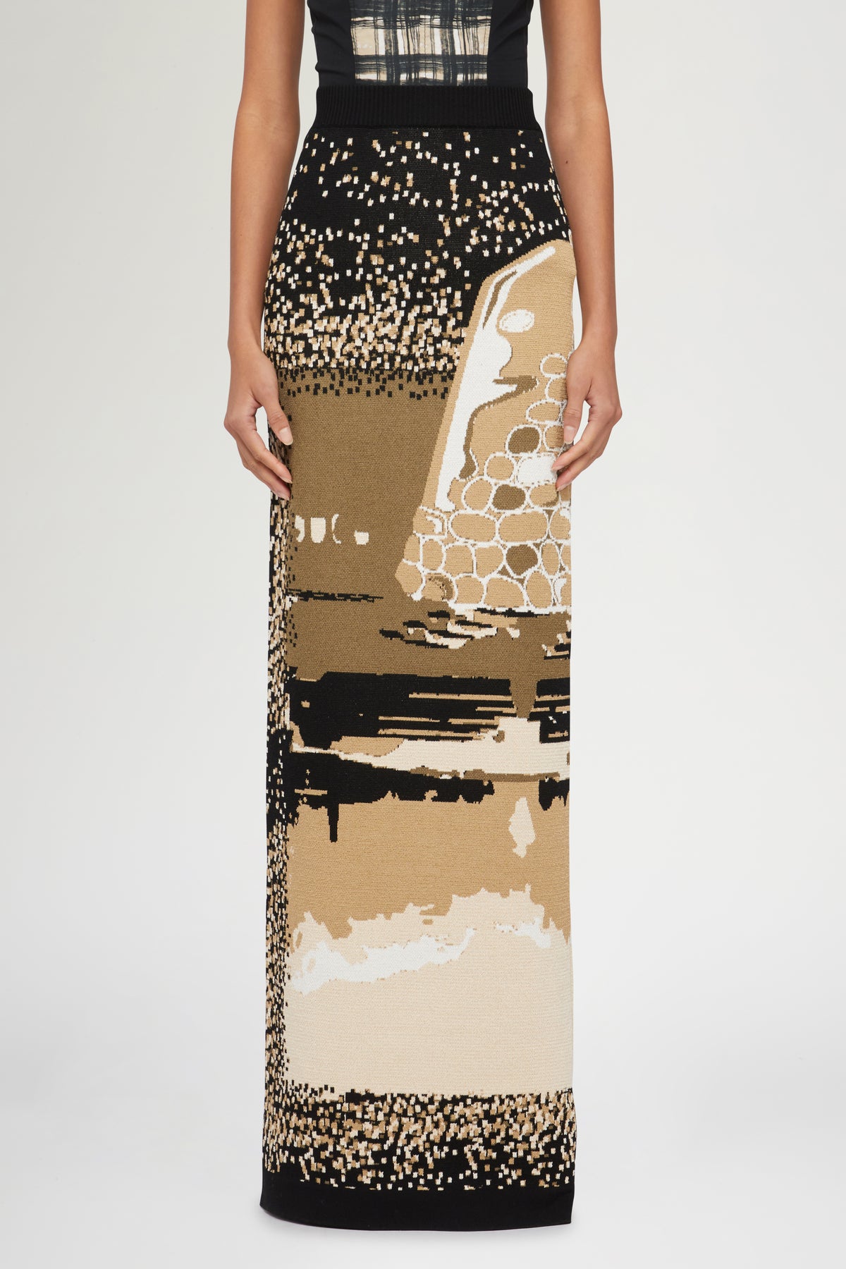Long Knit Skirt