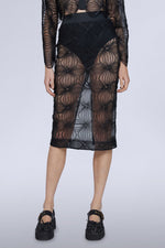 Lace Midi Skirt