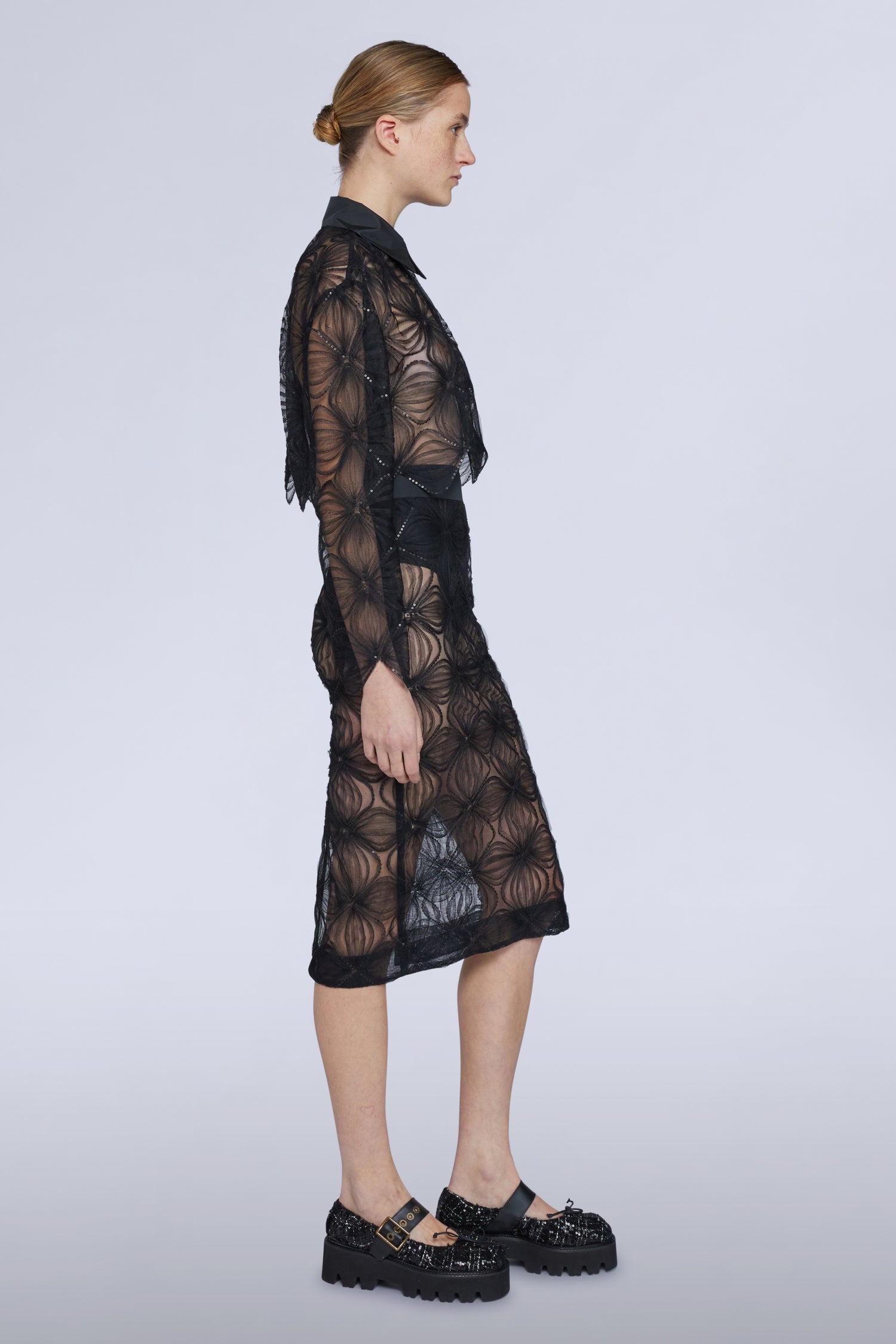 Lace Midi Skirt