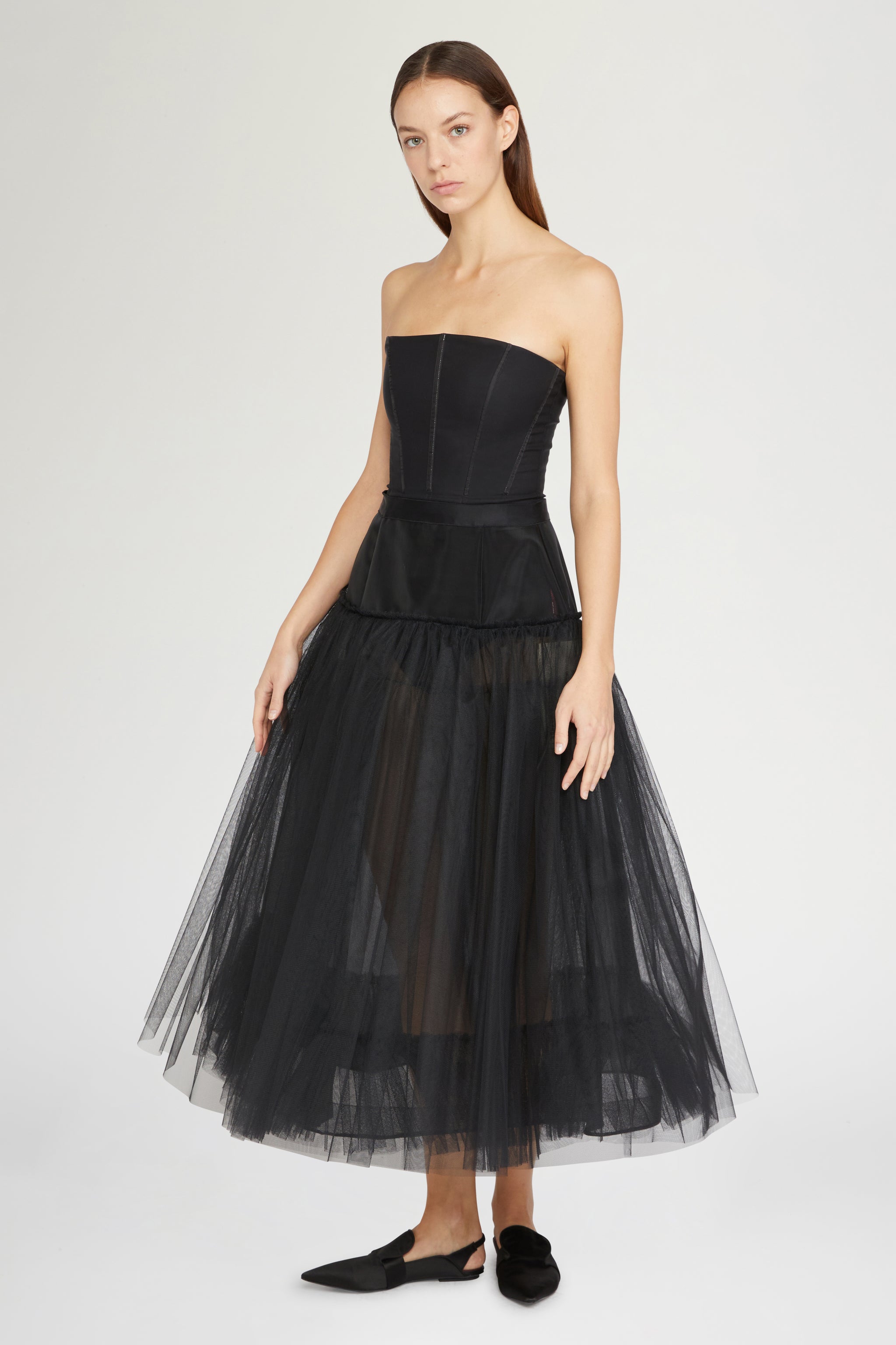 Boolavard Sottogonna Anni '50 Retro Vintage Swing Anni '50 Rockabilly Bianco, Nero 14 Colori