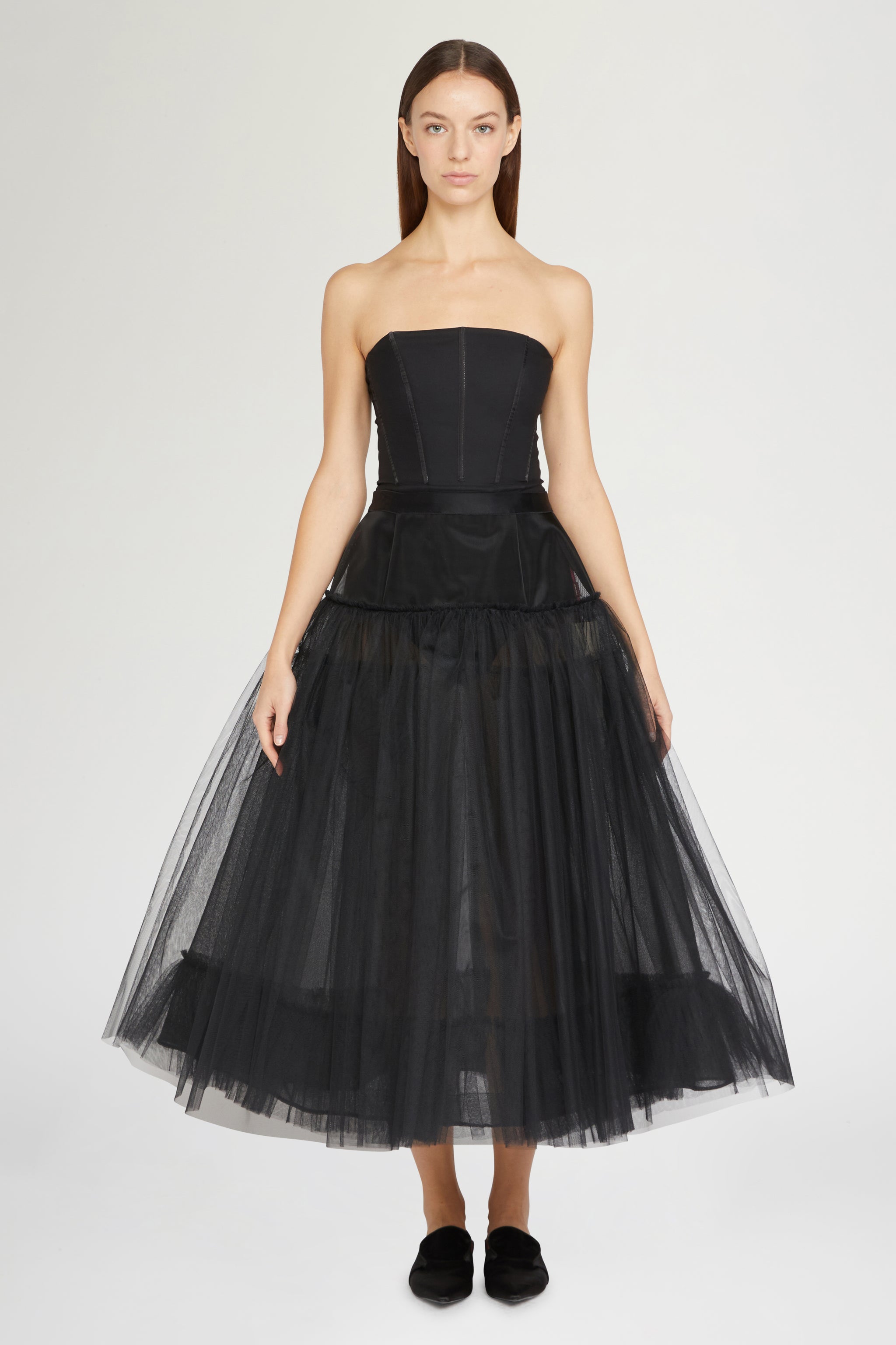 か*ぱ様 Lig. tulle skirt ブラック 黒 Jen Tulle Maxi Skirt Black | ALLSAINTS US