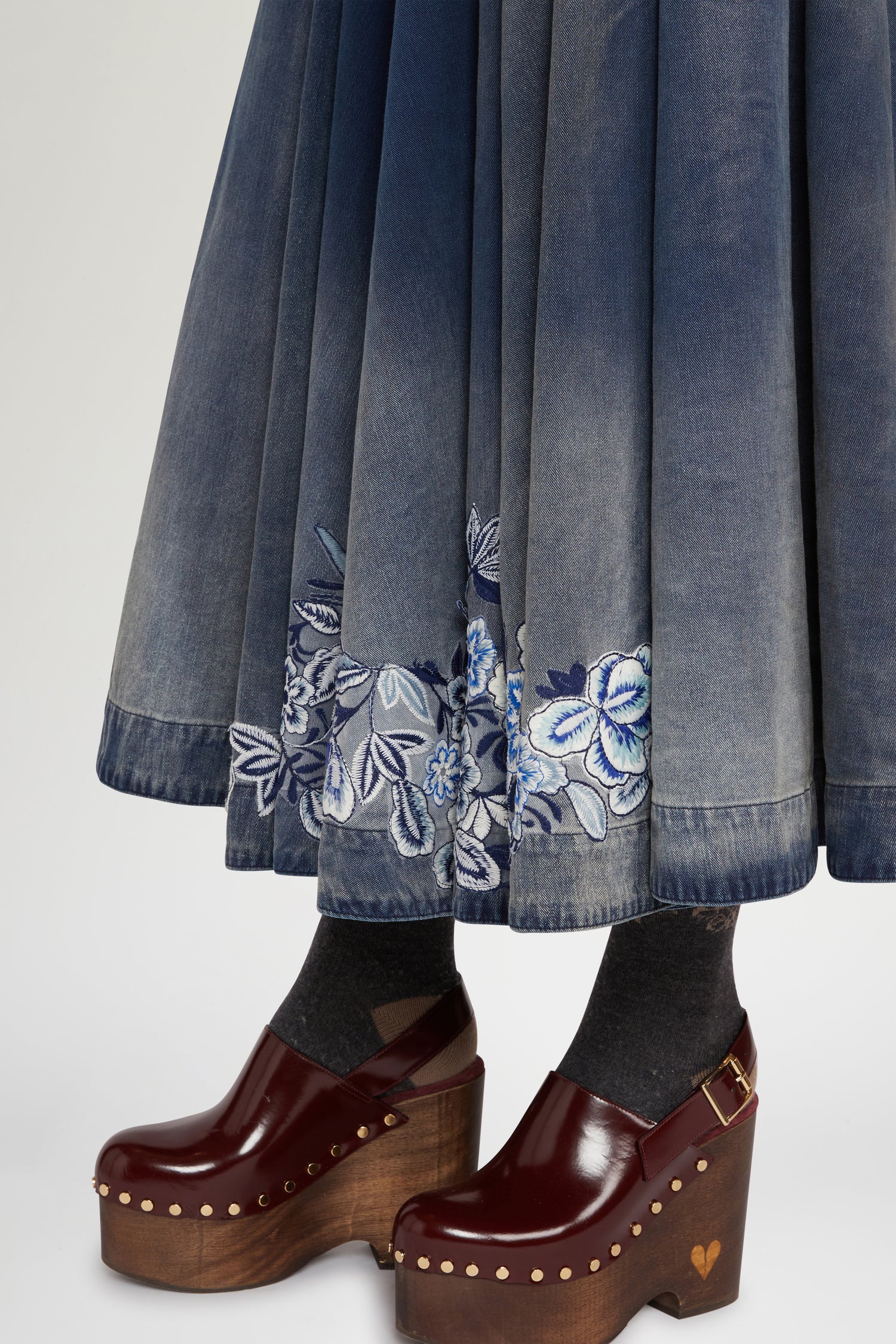 Blue Denim Skirt
