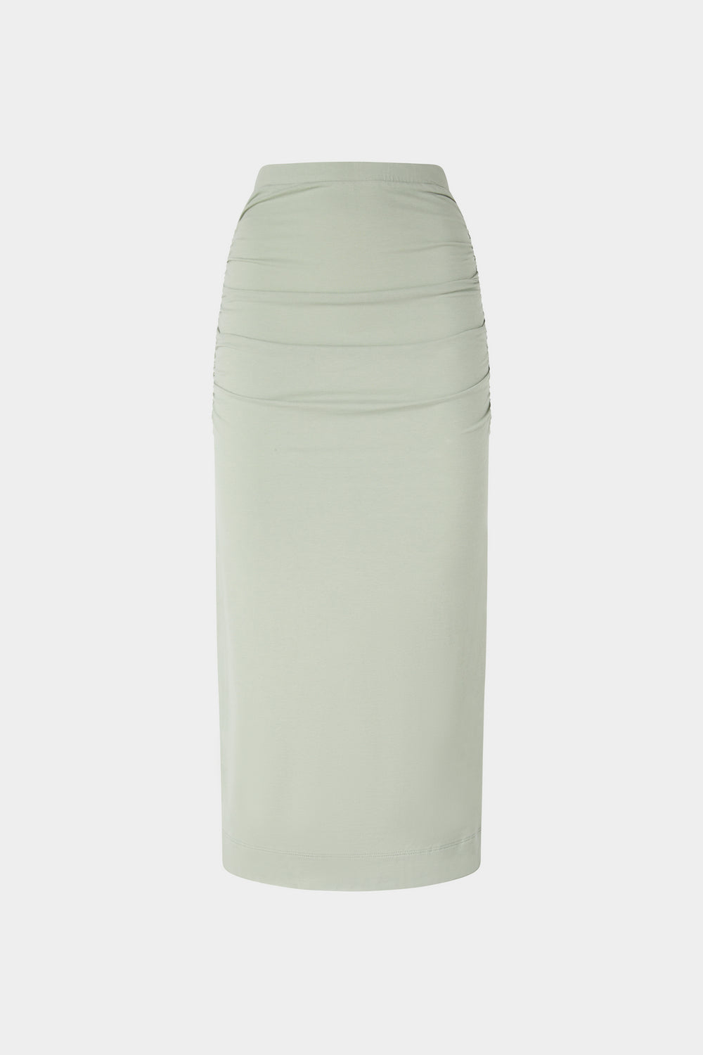 Sage Green Jersey Midi Skirt