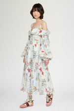 Alghero Print Midi Skirt