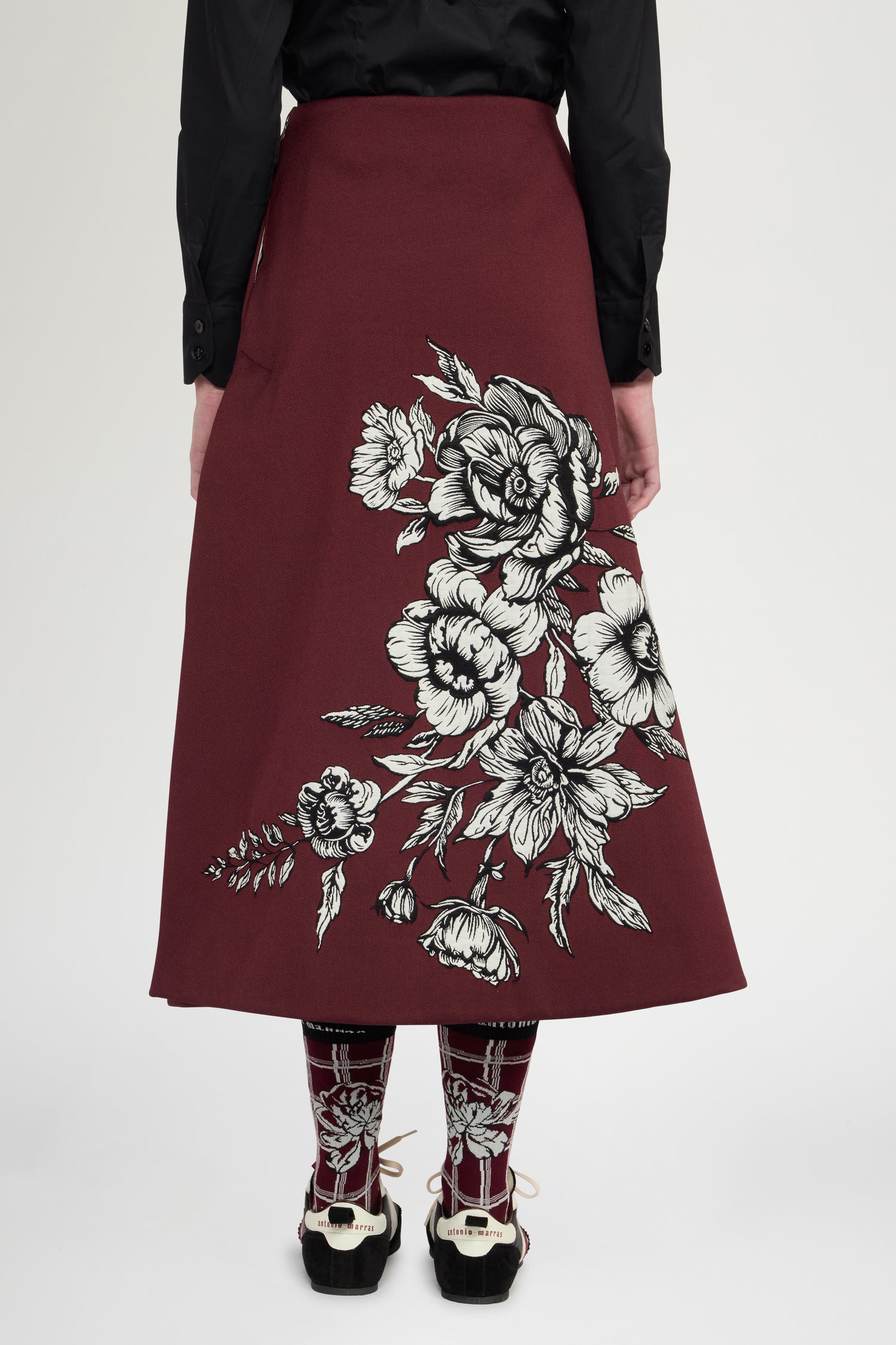 Gonna A-Line in Jacquard Floreale