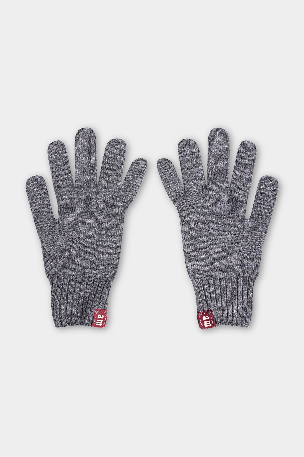 Short Ribbed Knit Gloves