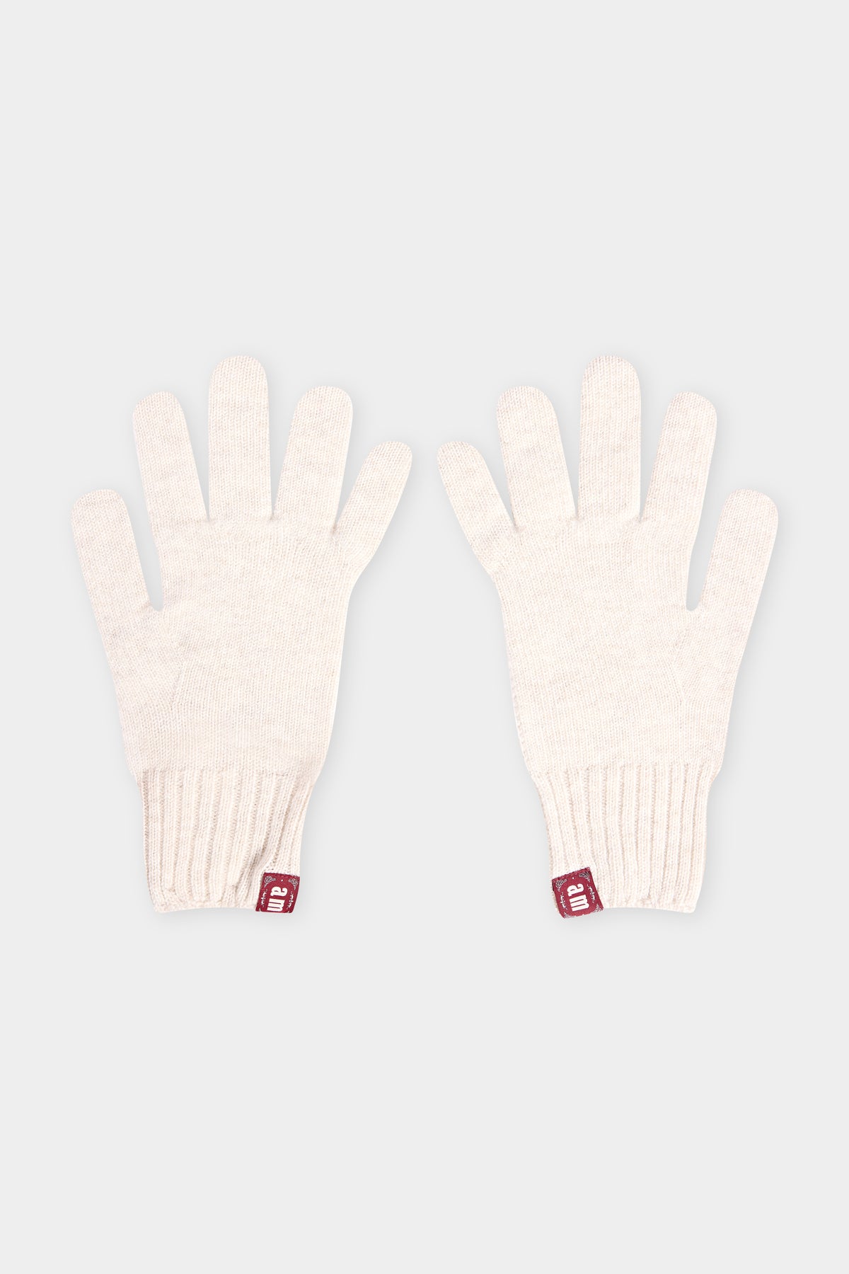 Short Ribbed Knit Gloves