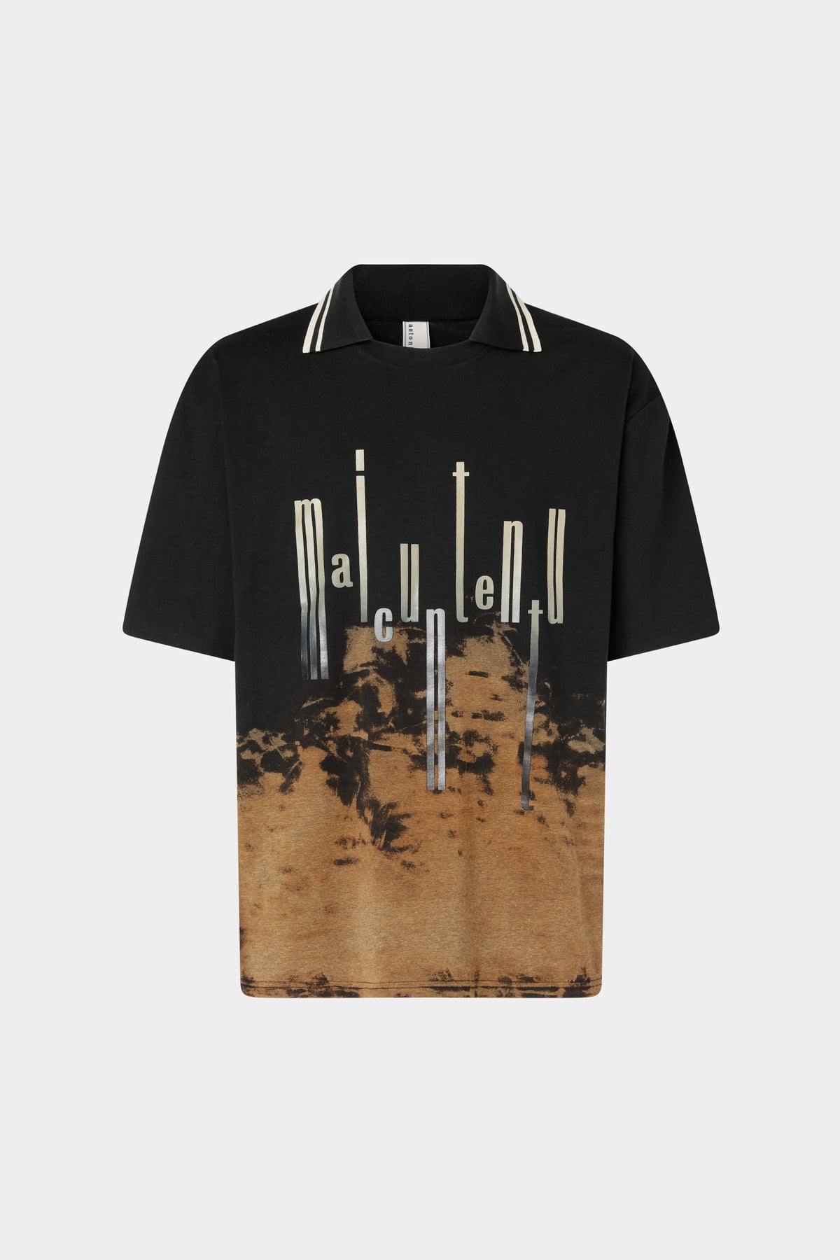 T-shirt Nera & Marrone Maicuntentu