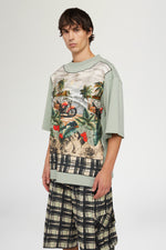 T-shirt in Cotone Verde