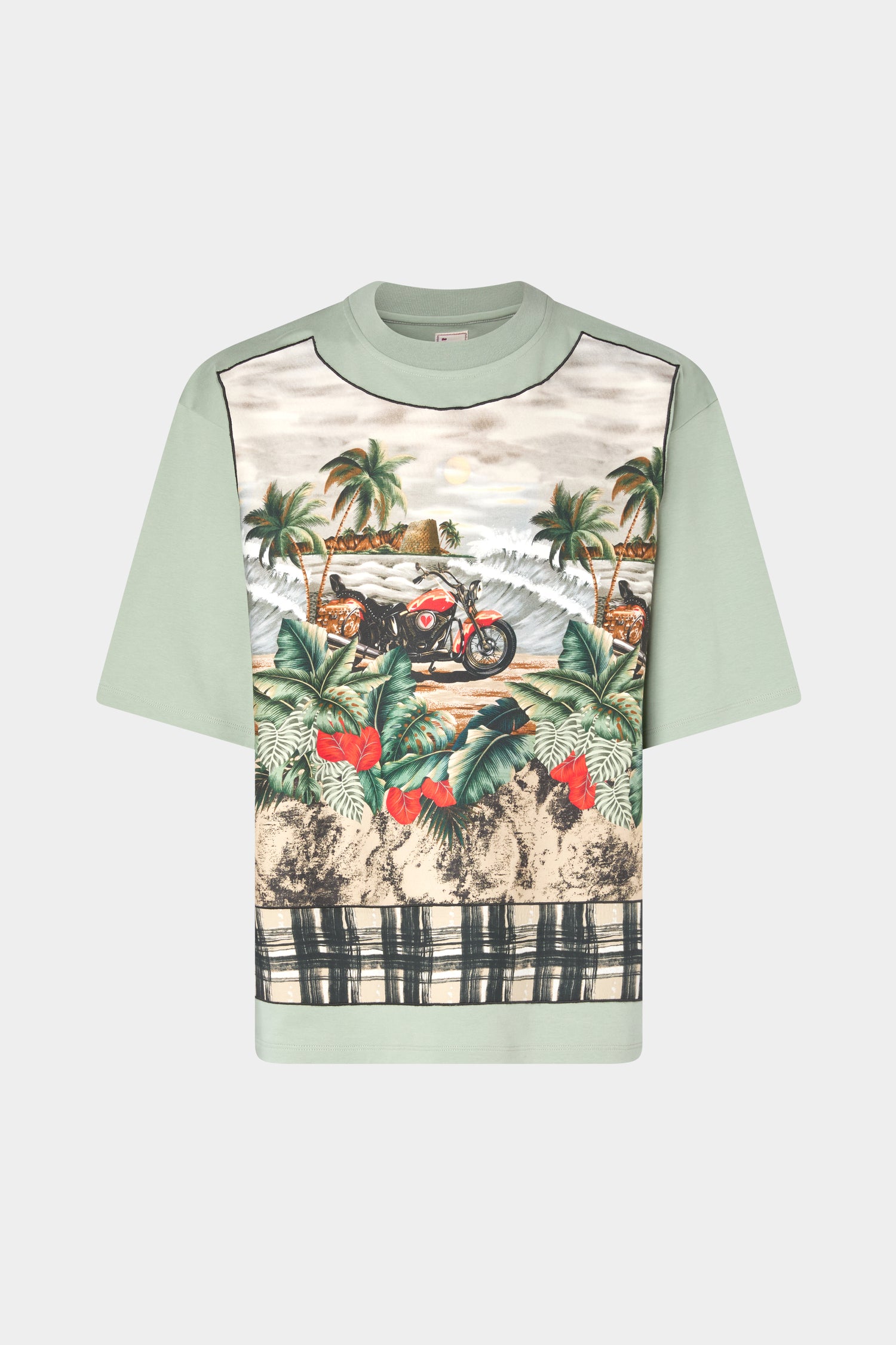 T-shirt in Cotone Verde