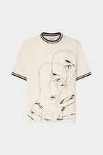 Cream Cotton T-shirt