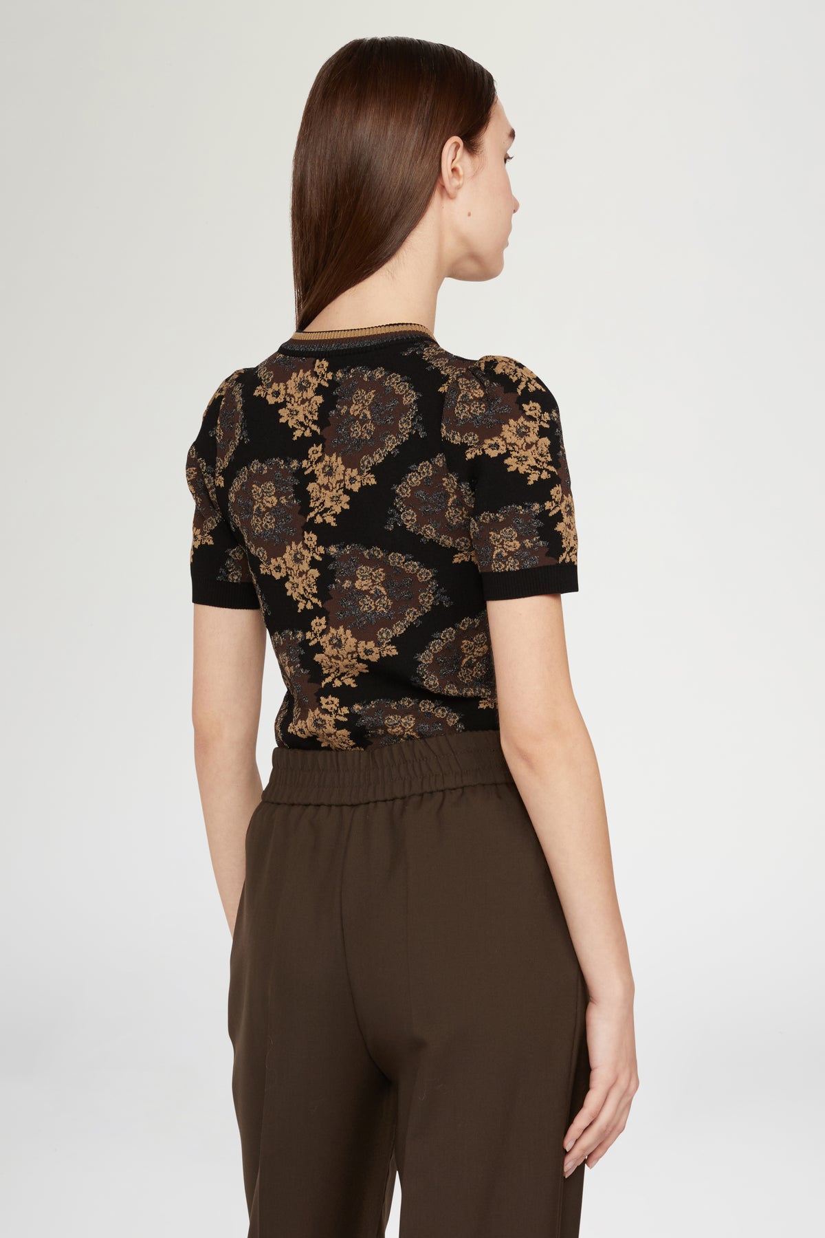 Top in Maglia a Maniche Corte