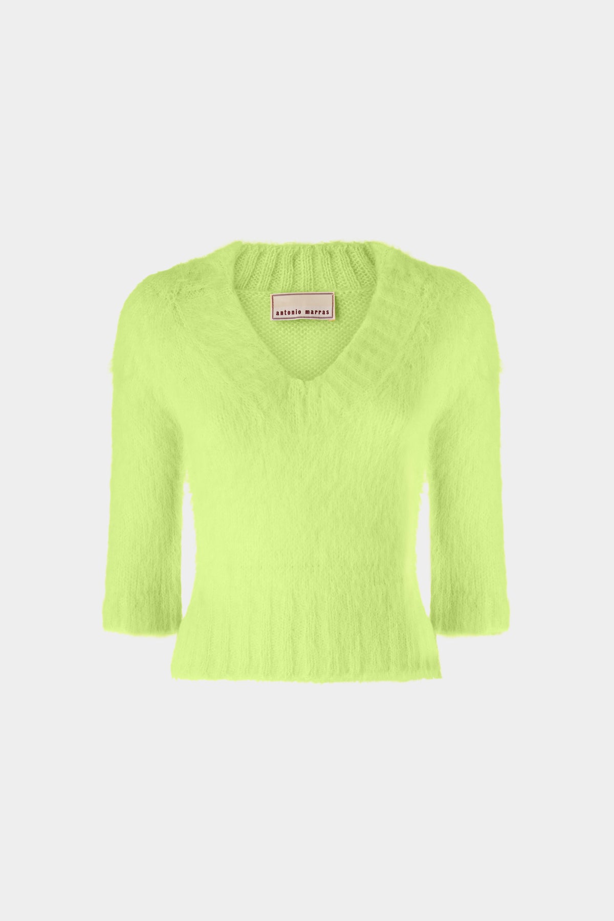 Maglione Giallo con Scollo a V