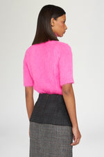 High-neck Pink Sweater