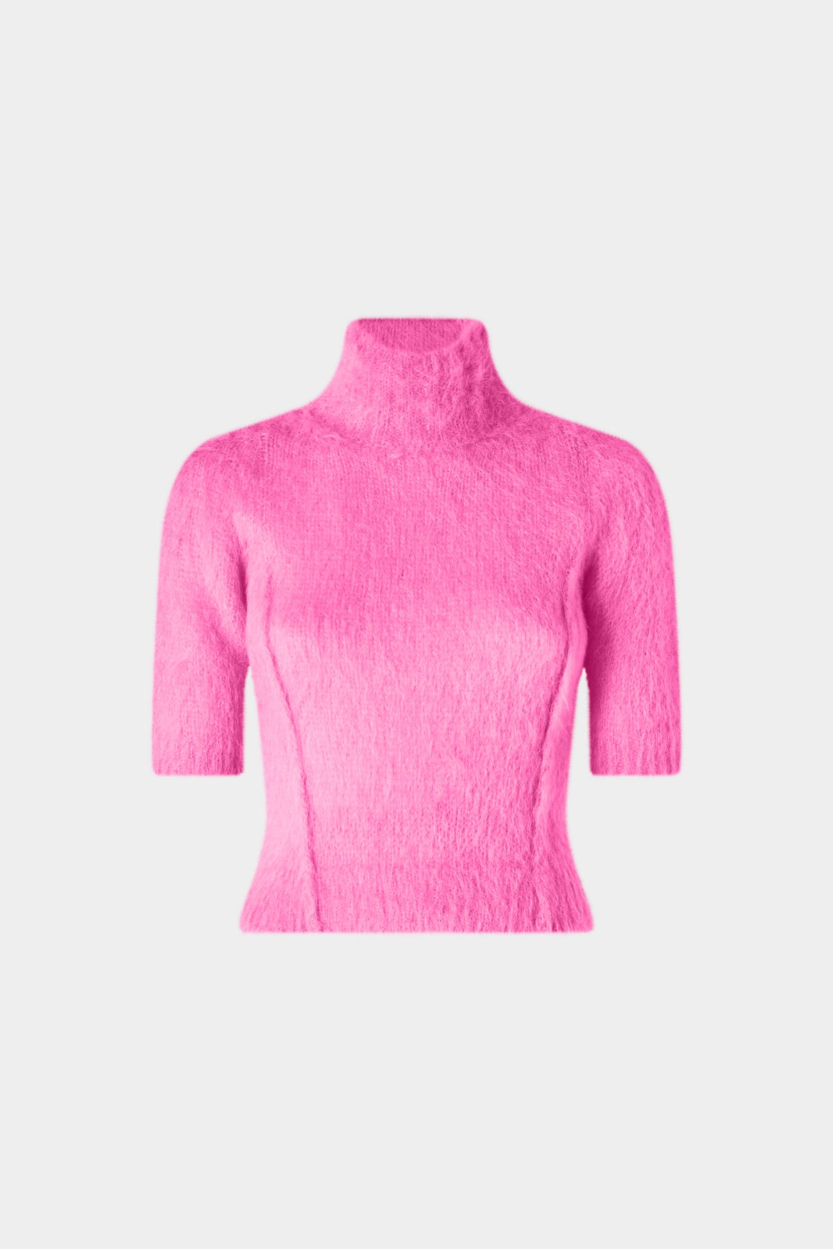 High-neck Pink Sweater