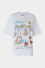 T-shirt con Stampa Alghero