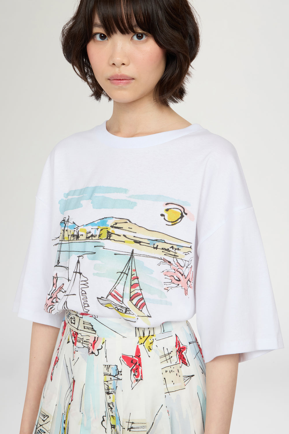 Alghero Print T-Shirt