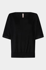 Silk-Cotton Knit T-Shirt