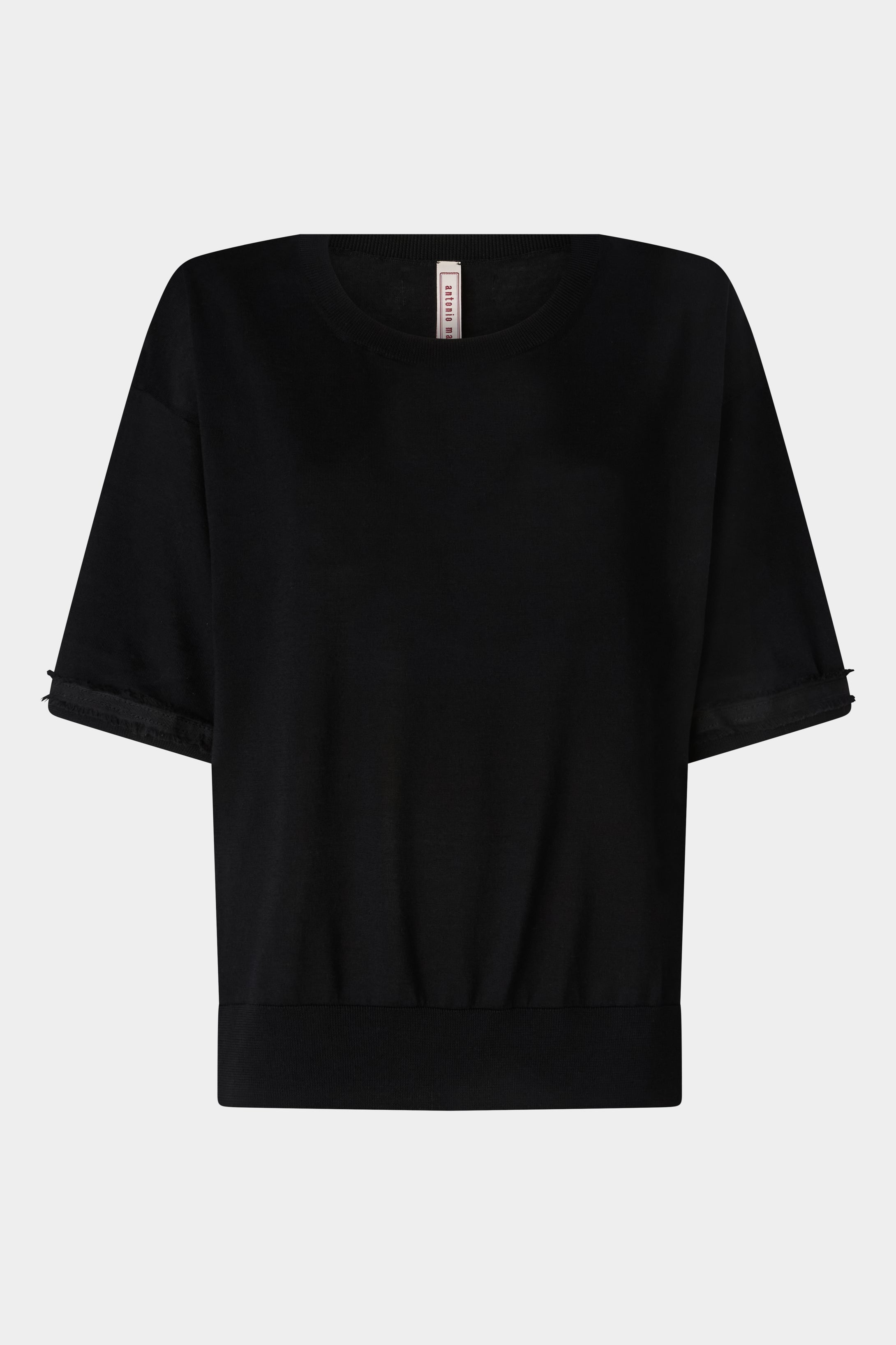 Silk-Cotton Knit T-Shirt