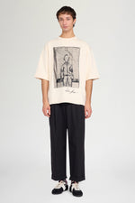T-Shirt Oversize con Stampa 