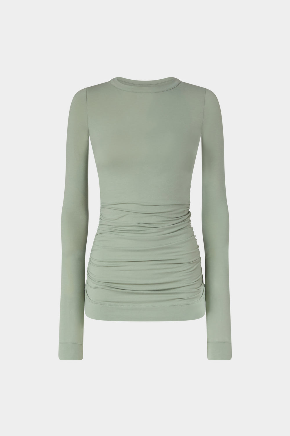 Sage Green Long-Sleeved Jersey Top