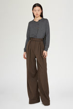 Cashmere Cardigan with Slit