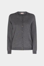Cashmere Cardigan with Slit