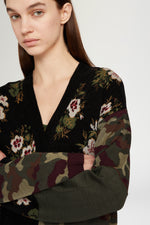 Cardigan Floreale e Mimetico