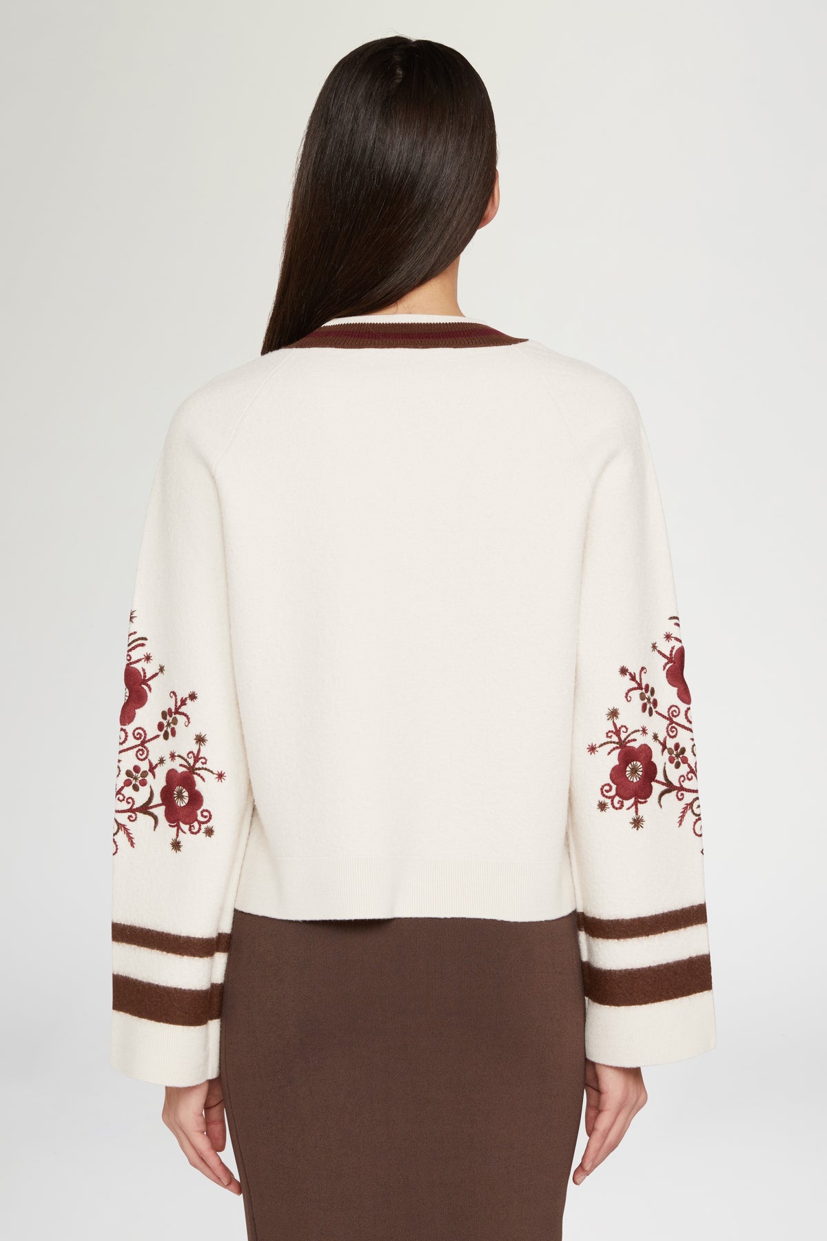 Maglione di Lana con Ricamo