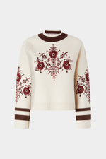 Maglione di Lana con Ricamo