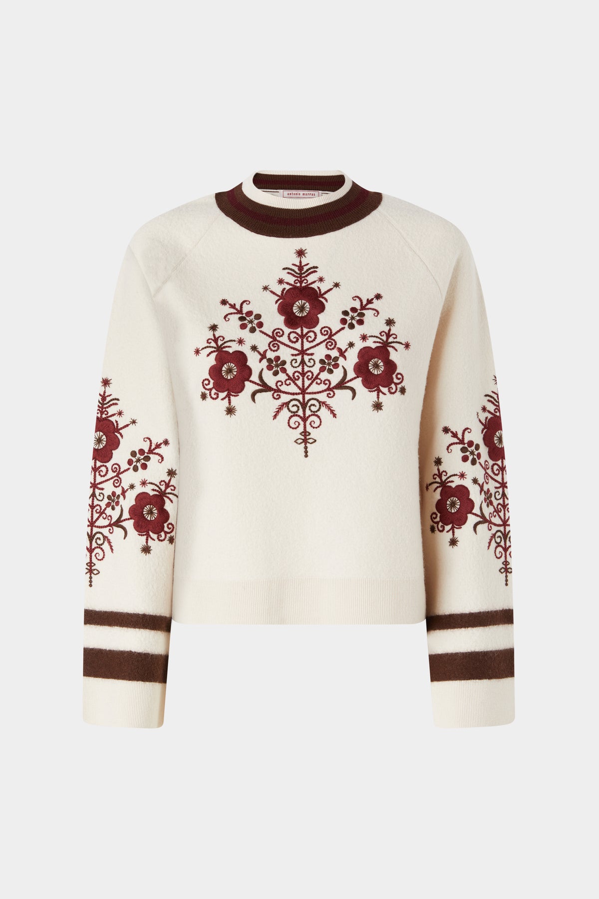 Maglione di Lana con Ricamo