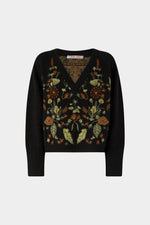 Knit V-Neck Sweater