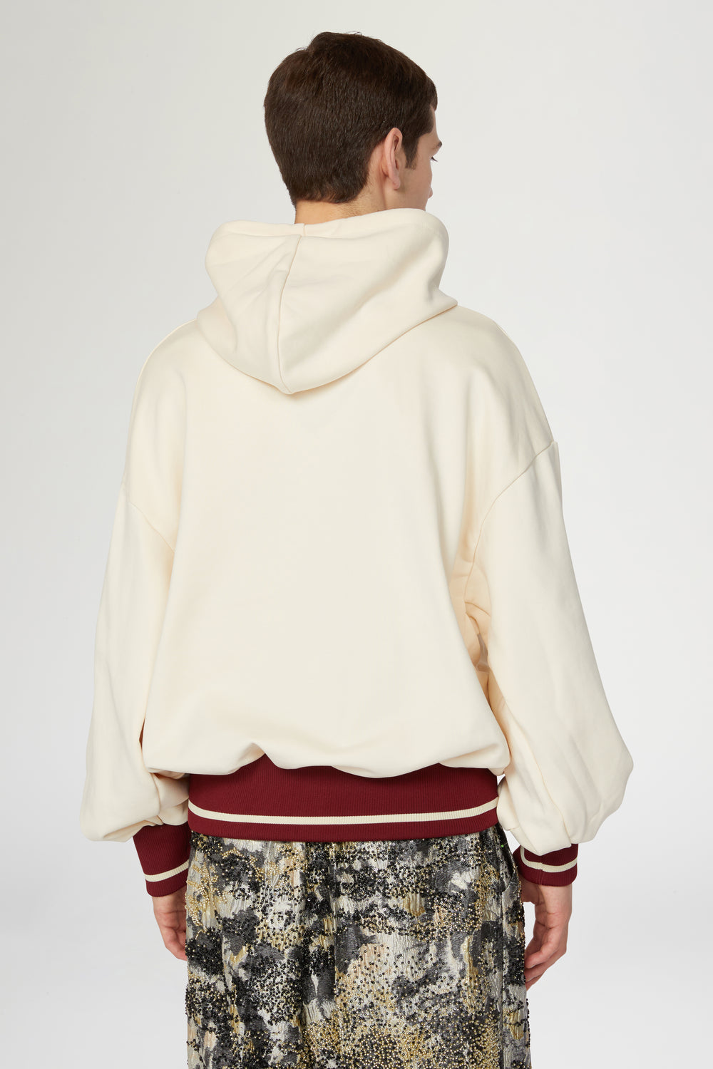Ivory Cotton Hoodie