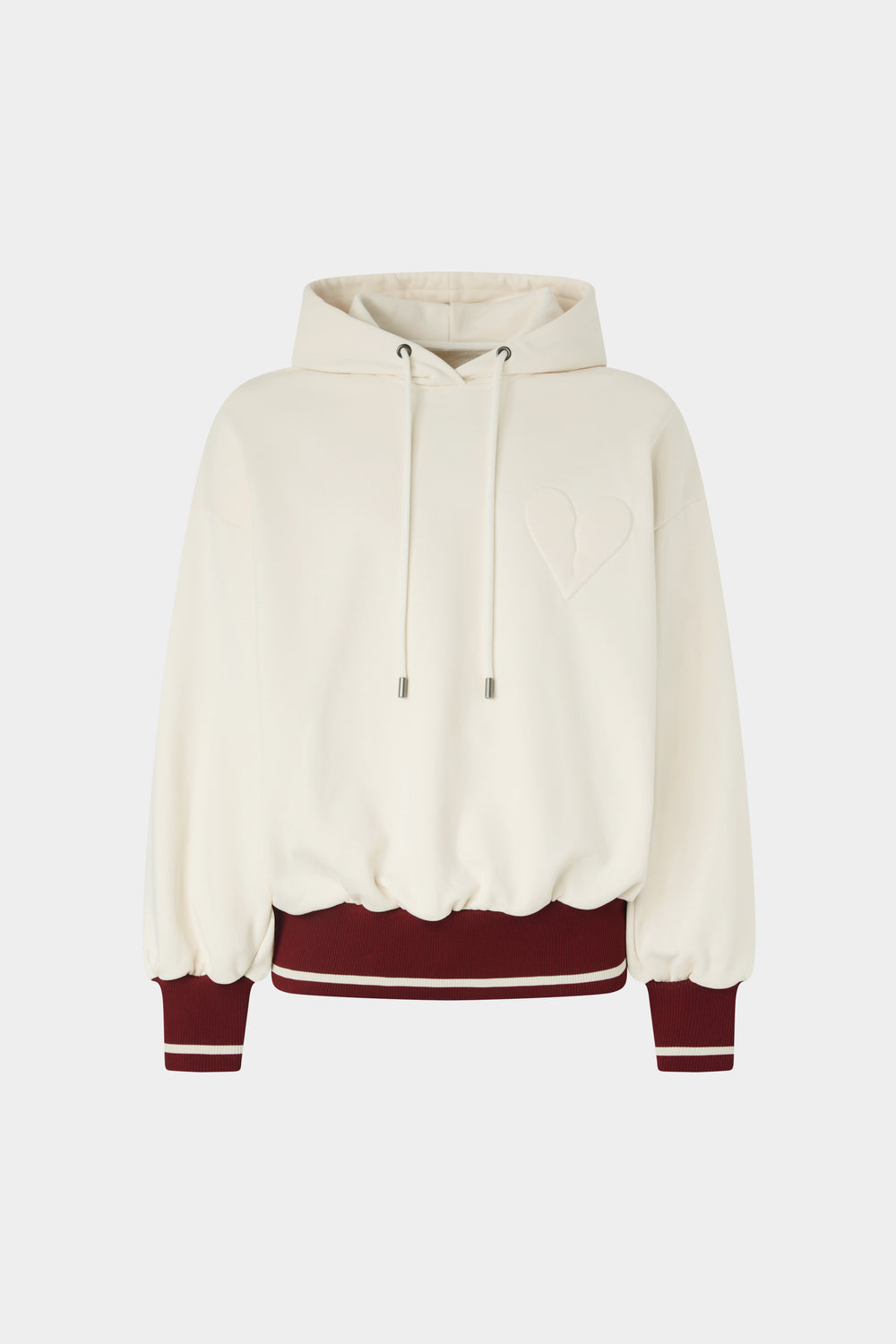 Ivory Cotton Hoodie