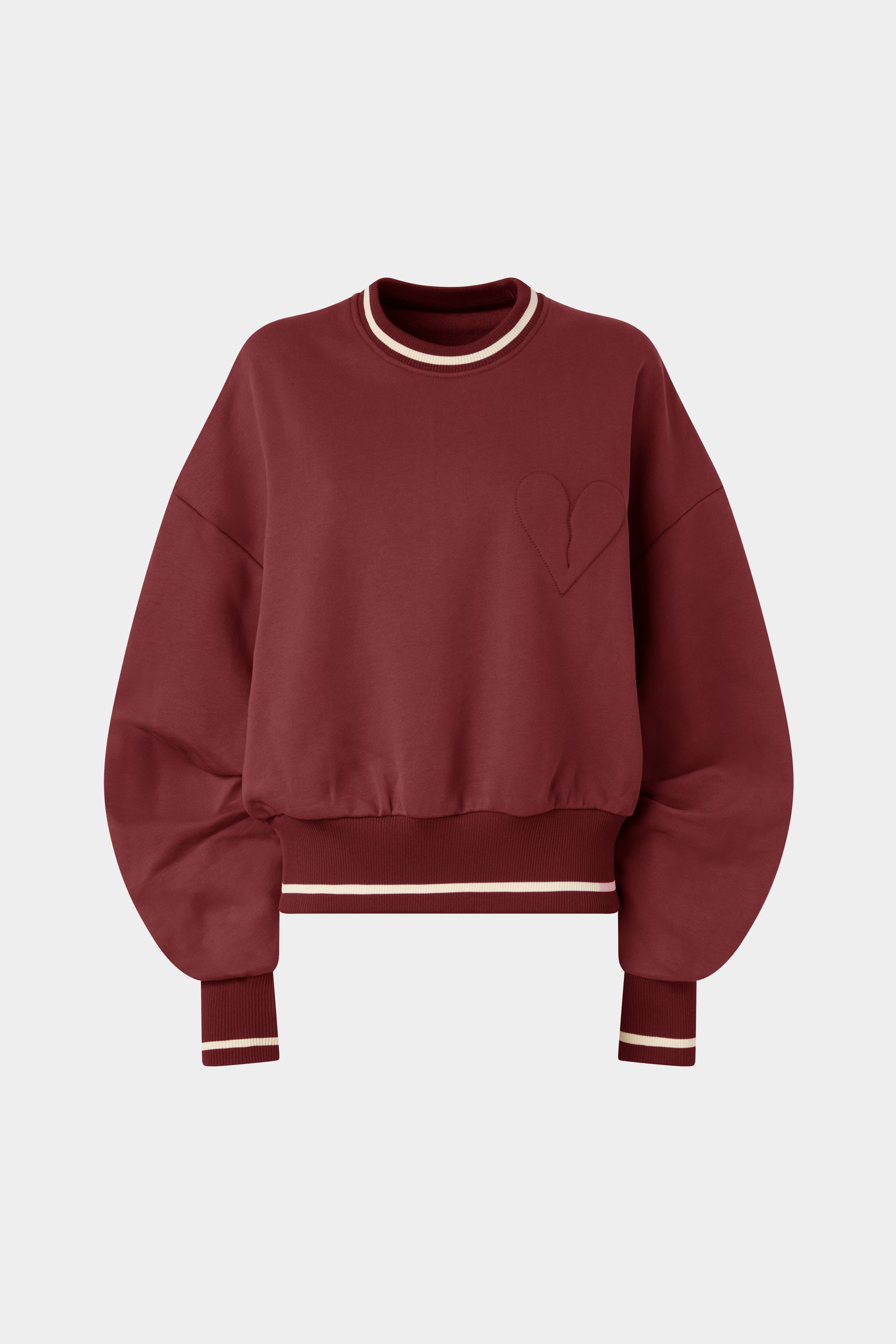 Bordeaux Cotton Sweatshirt