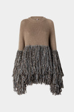 Cashmere Sweater with Fringes