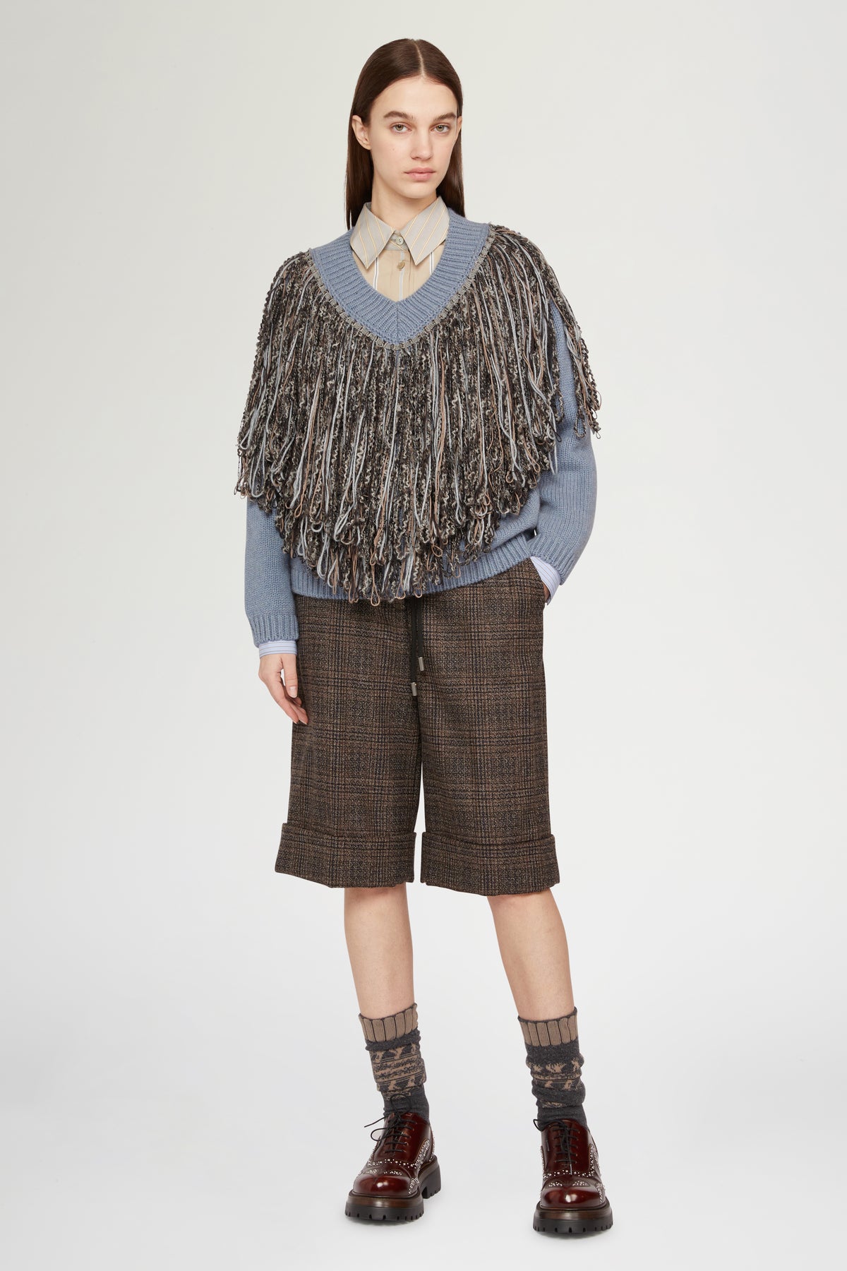 Cashmere Sweater with V-neck