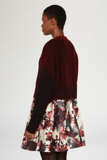 Cashmere & Wool Ombre Knit Cardigan