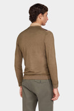 V-Neck Jacquard Cardigan