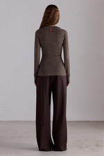 Maglione a Costine in cashmere