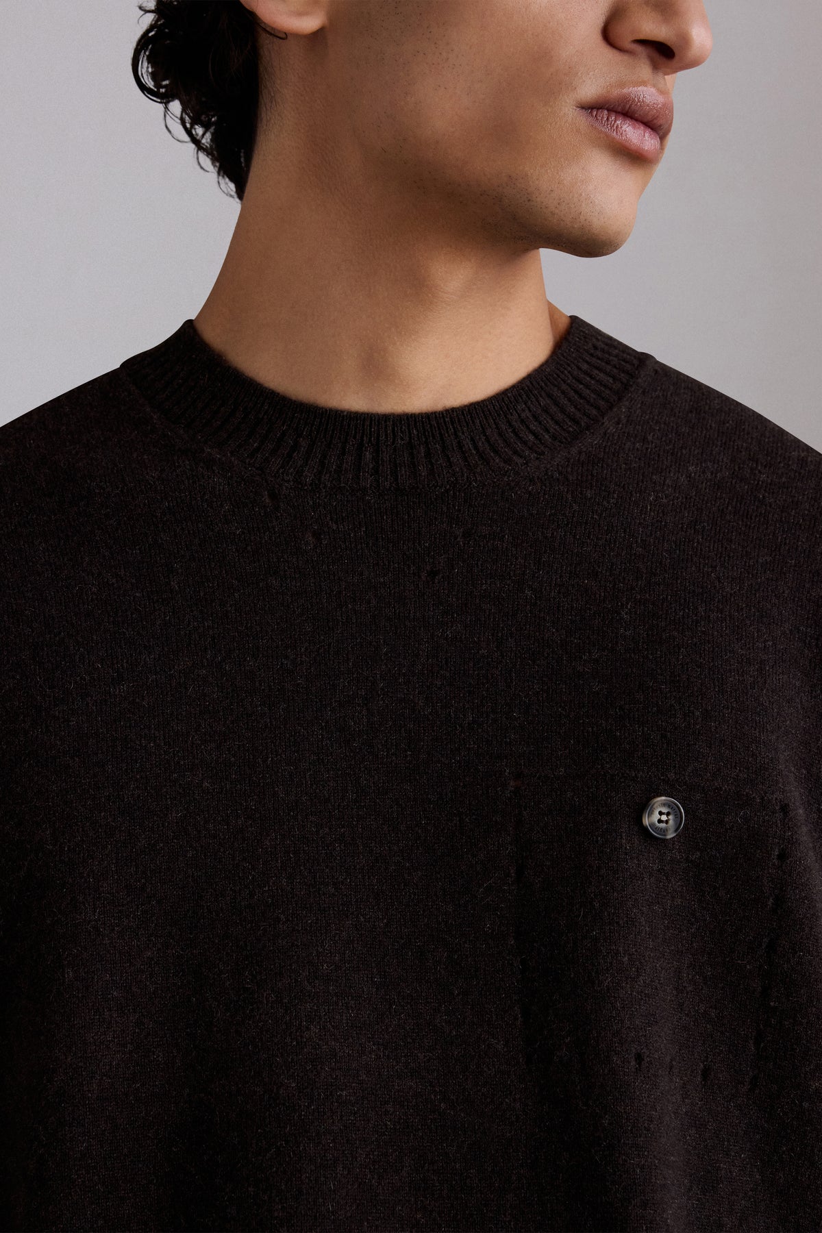 Pocket Detail Cashmere Sweater