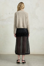 Floral Embroidered Crew-Neck Sweater