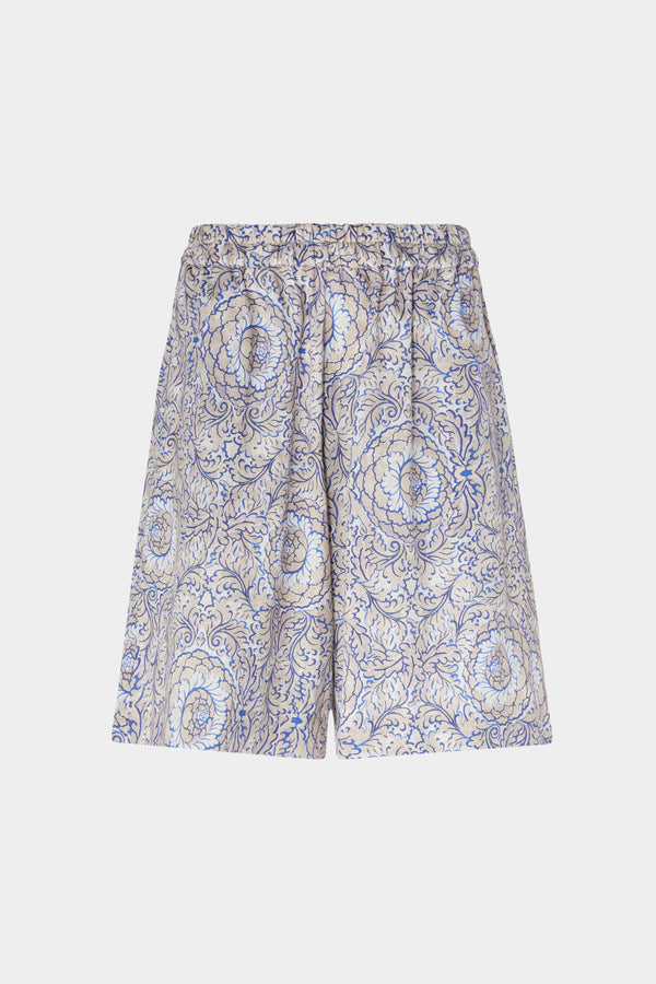 Pantaloni Corti con Stampa Mandala