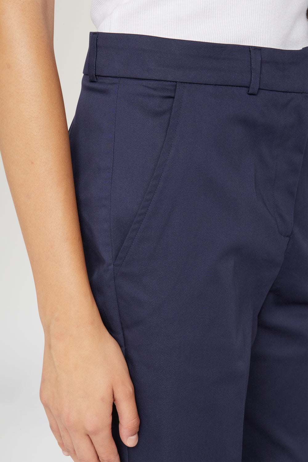 Pantaloni Slim Blu